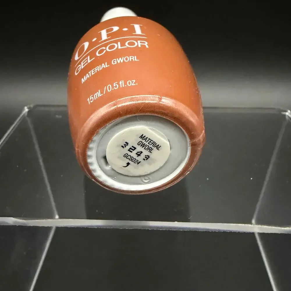 OPI Gel Color Material Gworl 15ml/0.5 fl oz Gel Nail Pol ish Soak-Off